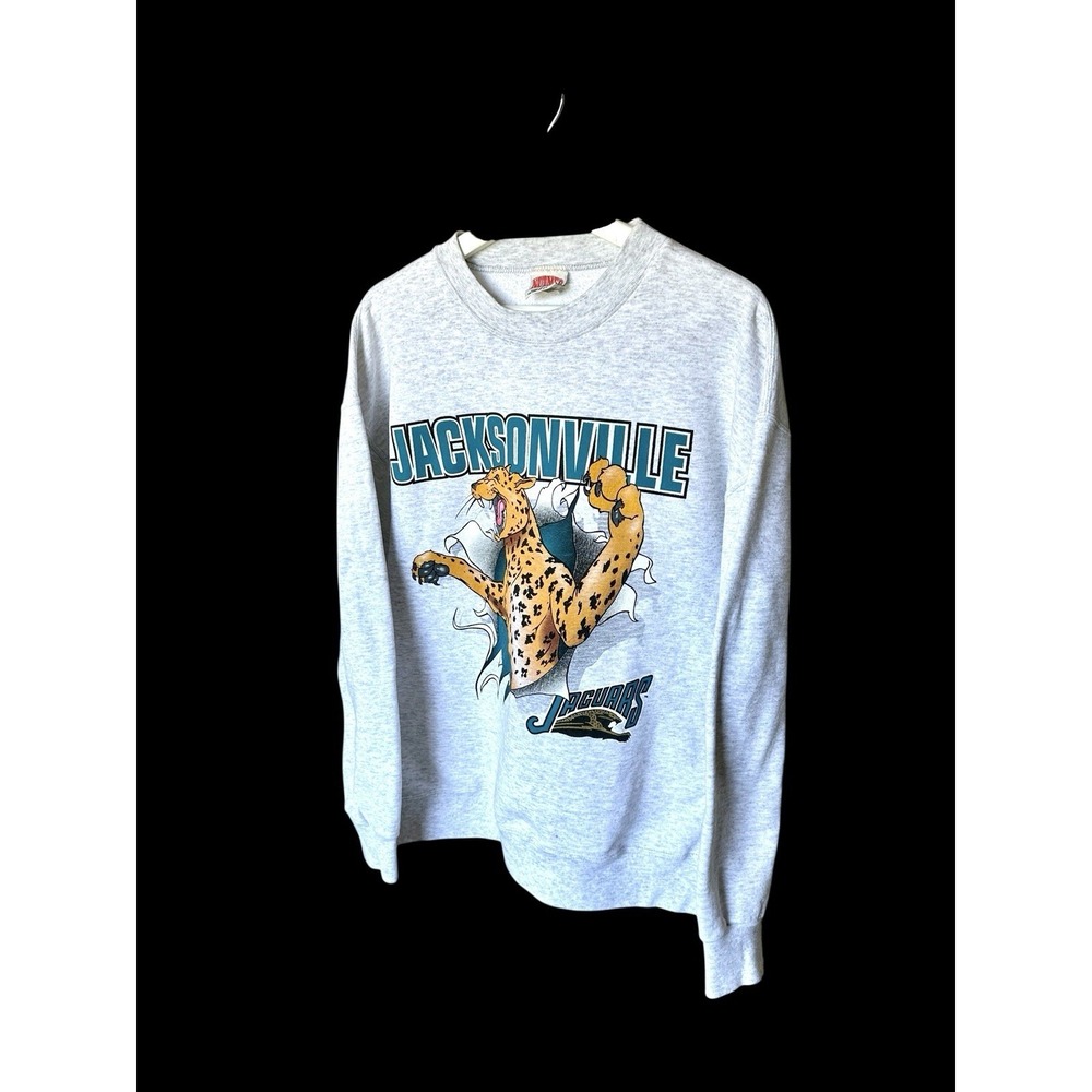 Vintage 90s Nutmeg Jacksonville Jaguars 1993 NFL Sweatshirt Sz Large